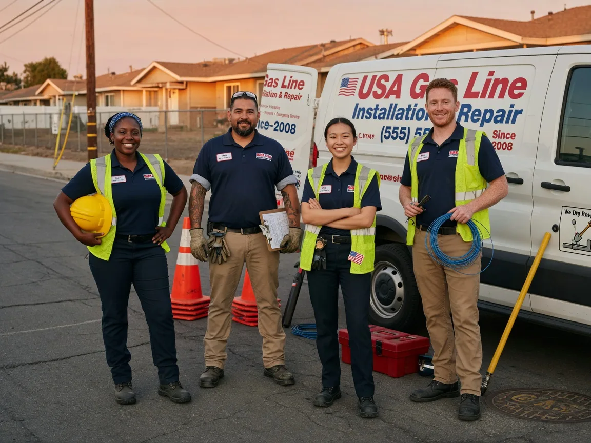 Gas Line Installation company in Valentines, VA